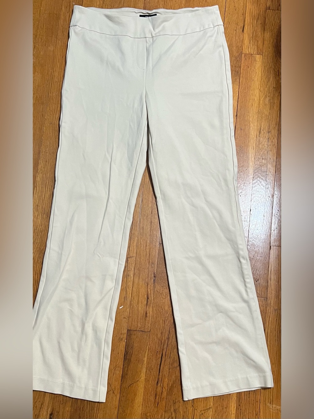 Jones New York Cream Straight-Leg